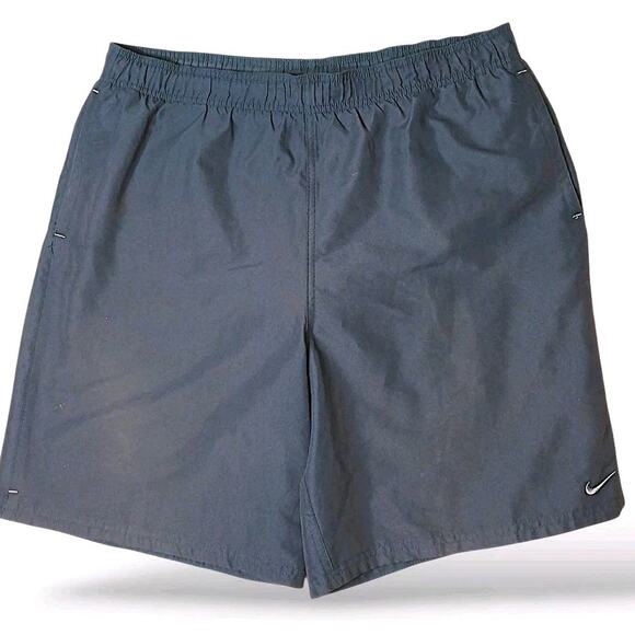 Nike Athletic Shorts Men's Sz XL Gray Mesh Lined Run Trail Sportswear Light Cool - Picture 1 of 14